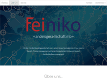 Tablet Screenshot of feiniko.de